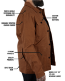 Heston Chore Coat - Black