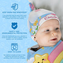 Personalized Rainbow Cloud Baby Swaddle & Hat Set | Custom Name Gift