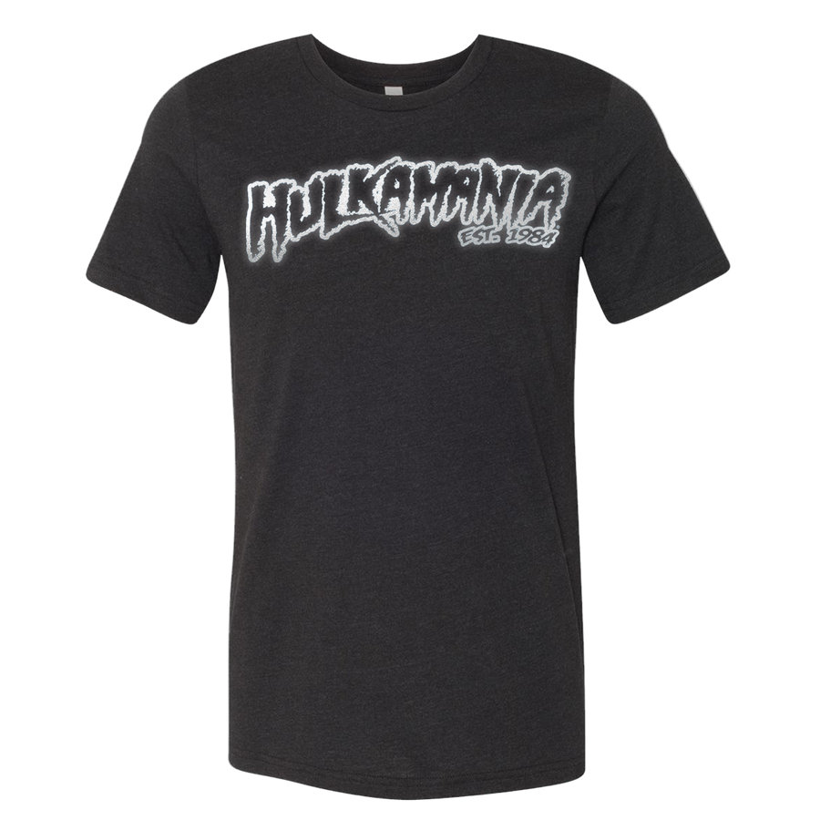 Black Reflective Hulkamania Adult T-Shirt