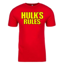 Red Hulks Rules Adult T-Shirt