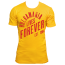 Yellow Hulkamania Lives Forever Adult T-Shirt