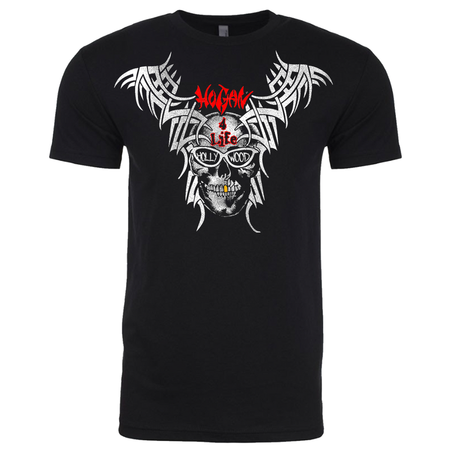 Tribal Skull 4 Life Adult T-Shirt