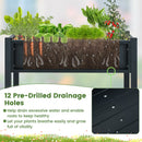 HIPS Raised Garden Bed Poly Wood Elevated Planter Box