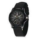 Men's Casual Military Quartz Sport Watch – Soft Nylon Band