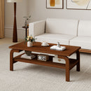 47 Inches Accent Rectangular Coffee Table for Living Room