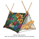 Personalized Hummingbird Flax Pet Tent for Small Animals