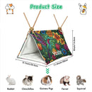 Personalized Hummingbird Flax Pet Tent for Small Animals