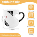 Personalized Heat-Reveal Snowflake Mug | Custom Name Winter Gift