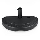 Half Round Patio Umbrella Base 44 lbs Water and Sand Fillable