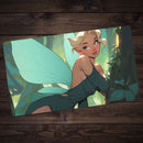 Blonde in the Forest Playmat