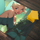 Blonde in the Forest Playmat