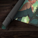 Blonde in the Forest Playmat