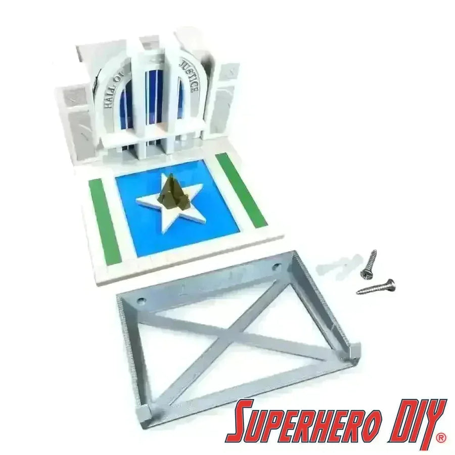 Hall of Justice Floating Shelf | Fits Funko Town | Screws included