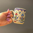 Handmade in Türkiye Ceramic Botanical Mugs - 9 Styles, Mix and Match