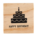 Happy Birthday Treasure Box Earrings | Cake-shaped Earrings in Wooden Gift Box