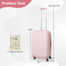 Hardside Luggage with Spinner Wheels with TSA Lock and Height Adjustable Handle
