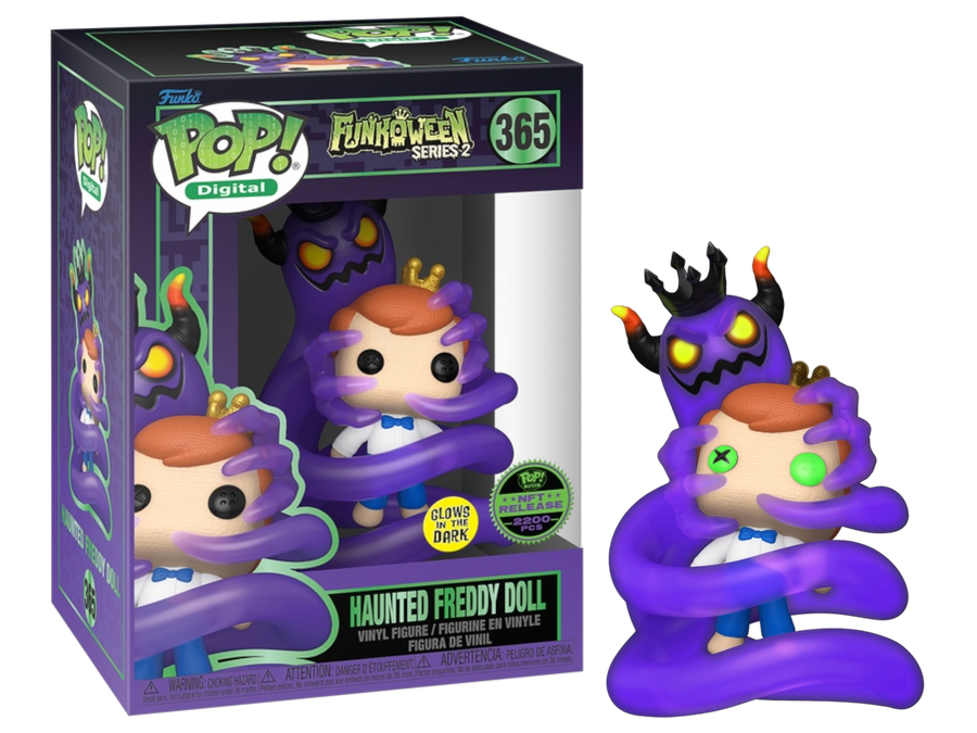 Funkoween Series 2 Haunted Freddy Doll NFT Royalty #365