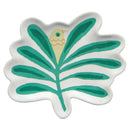 Haven Palm Tree Shaped Ceramic Trinket Tray | Catch-all Decorative Tray | 4.75” x 4”