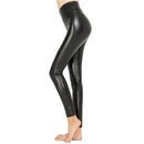 Women PU Leather Leggings – High-Waist Oversized Trendy Yoga Pants