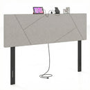 Headboard for Full Size Bed and Queen Geometric Upholstered Head Board