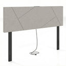 Headboard for Full Size Bed and Queen Geometric Upholstered Head Board