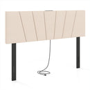 Headboard for Queen and Full Size Bed Geometric Upholstered Head Board