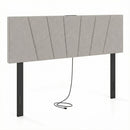 Headboard for Queen and Full Size Bed Geometric Upholstered Head Board