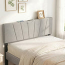 Headboard for Queen and Full Size Bed Geometric Upholstered Head Board