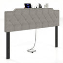 Headboard for Queen and Full Size Bed Rivet Tufted Upholstered Head Board