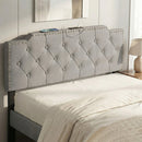 Headboard for Queen and Full Size Bed Rivet Tufted Upholstered Head Board