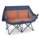 Heated Double Camping Chair with 4 Heating Zones