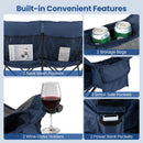 Heated Double Camping Chair with 4 Heating Zones