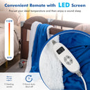Heated Electric Blanket Throw with 10 Heat Levels