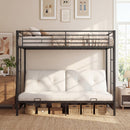 Heavy Duty Metal Bunk Bed Frame with Headboard and Footboard