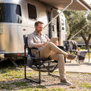 Camping Chair Heavy Duty with Cup Holder and Storage