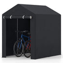 Portable Storage Shed with Roll-Up Zipper Door