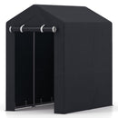 Portable Storage Shed with Roll-Up Zipper Door