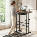 Height Adjustable Standing Desk with Wheels & Drawer
