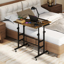 Mobile Standing Desk with Power Outlets & Adjustable Height