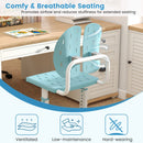Height-adjustable Kid's Study Chair with Double Back Support and Breathable Seat for 3+ Years Old