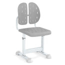 Height-adjustable Kid's Study Chair with Double Back Support and Breathable Seat for 3+ Years Old