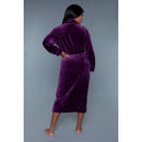 Helena Plush Robe in Purple | Giftable  Luxurious Ultra Soft [Available in S/M - L/XL]