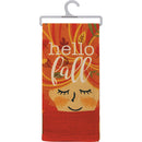 Hello Fall Kitchen Towel | Dish Towel | 18" x 28"