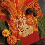 Hello Fall Kitchen Towel | Dish Towel | 18" x 28"