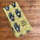 Hello Future Bring It Mystical Hand Dish Cloth Towel | All-Over Astrology Design | 20" x 26"