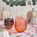 Hello Gourdgeous Jumbo Stemless Wine Glass | 30 Oz. | Holds an Entire Bottle of Wine