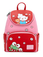 Sanrio Hello Kitty & Friends Color Block Floral Mini Backpack by LoungeFly