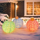 Pre-Lit Pop Up Christmas Ball Set with 300 LED Lights
