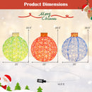 Pre-Lit Pop Up Christmas Ball Set with 300 LED Lights