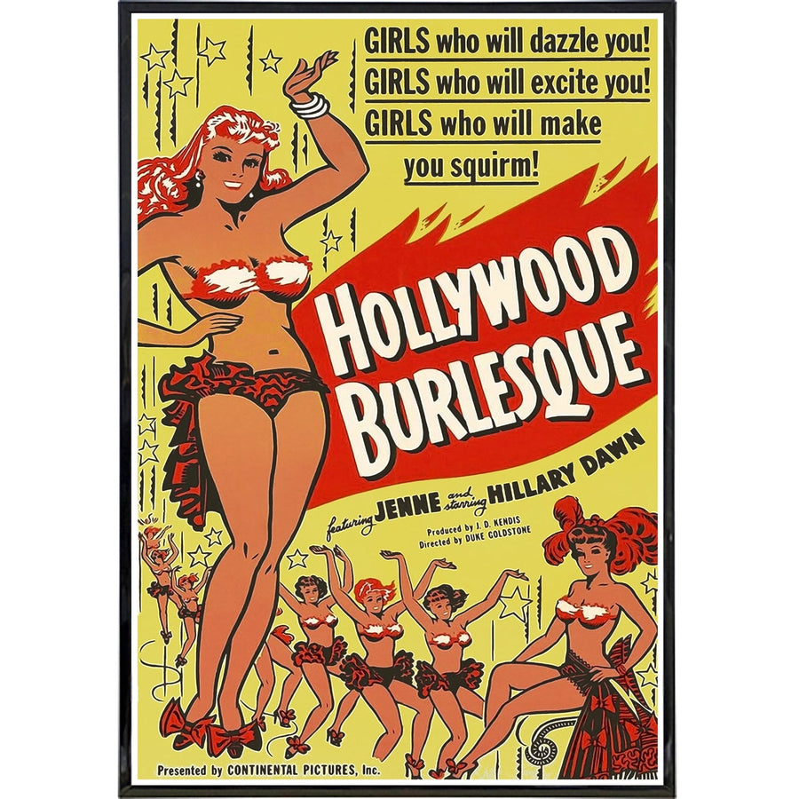 Hollywood Burlesque Film Poster Print